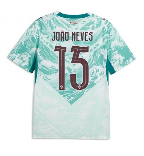 Portugali Joao Neves #15 Vieraspaita MM-kisat 2026 Lyhythihainen Portugali Joao Neves #15 Vieraspaita MM-kisat 2026 Lyhythihainen